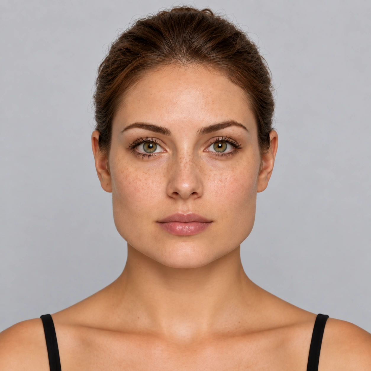 Heart face shape example